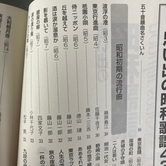 愛唱名歌   思い出の昭和歌謡430    2冊セットの画像