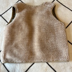 CHAOPANIC TYPYベージュ フリース ベスト 110〜120の画像