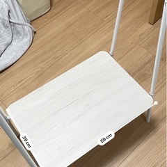 ニトリ　A型ハンガーラック　ホワイトウォッシュ　(BH2c02)の画像