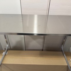 伸縮可能　キッチン棚の画像