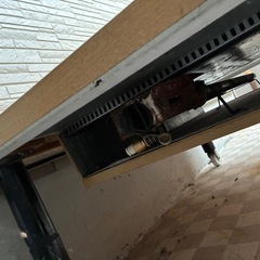 鉄板付き　テーブルの画像