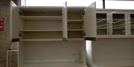 ★リユースのサカイ高崎店★TJ14884 ニトリ 食器棚 白 H201×D42×W1203 クリーニング済み