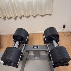 可変式ダンベル32キロ2個セットプラススタンド台の画像