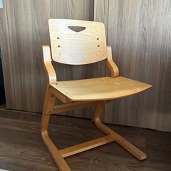 堀田木工所　HOTTAWOODY アクタス　木製 引き出し付き　学習机　椅子　　の画像