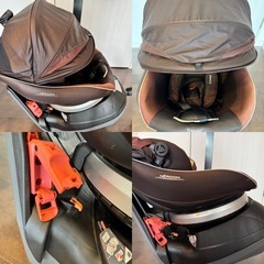 【Combi エッグショック NC-570 フュージョンブラウン】チャイルドシート／新生児OK／印西牧の原の画像