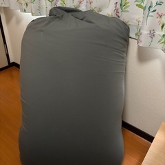  ニトリ  ビーズクッションBS200 角丸 (ビッグ グレー)の画像