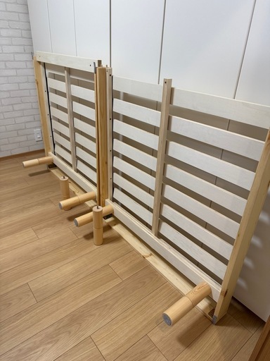 値下げ！家具ワールド　すのこベッドシングル　