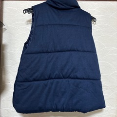 未着用　ミニ裏毛中綿ベストの画像