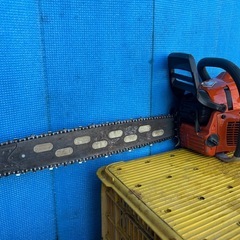 ハスクバーナ チェンソー 50cc プロ機　名機　エアインジェクション 高回転　高加速　 346XP NEWedition エンジンチェンソー チェーンソー 切断機 山師 伐採 Husqvarna 簡易始動動画あり 宮崎の画像