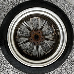 【希少・当時物】WORK ユーロライン DH 18インチ 7.5JJ +48 4本セット センターキャップ付の画像