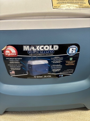 【最終価格】IGLOO クーラーボックス マックスコールド プレミアム 62QT
