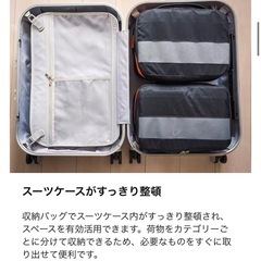 旅行圧縮収納バックの画像