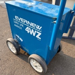 EVERNEW スーパーラインマーカー 4WZ エヴァニュー ライン引き 運動会 グラウンド整備 町内会 直線引き ラインカー 中古品 ①の画像