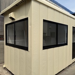 マツオカユニットハウス 【引き取り限定】プレハブ 倉庫 ユニットハウス 物置 事務所の画像