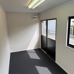 マツオカユニットハウス 【引き取り限定】プレハブ 倉庫 ユニットハウス 物置 事務所の画像