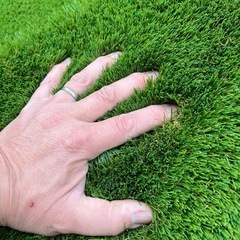 人工芝　切れ端の画像