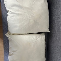 IKEA 2人掛けソファー　カバー付きの画像