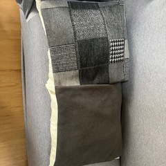 IKEA 2人掛けソファー　カバー付きの画像