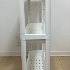 【相談中】ニトリ　隙間収納ワゴン　ホワイト　の画像