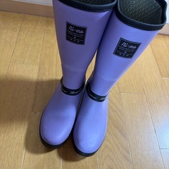 25.0薄紫長靴の画像
