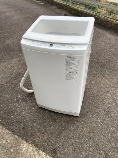 アクア 全自動電気洗濯機 AQW-V8P（W）8.0kg