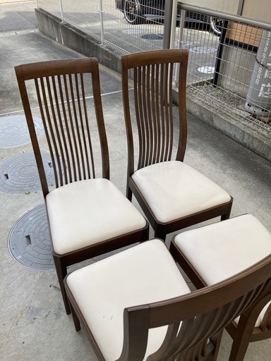 [大塚家具]食卓台椅子4脚セット