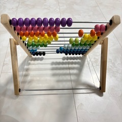 IKEA イケア MULA ムーラ そろばん 百玉そろばん 知育玩具の画像