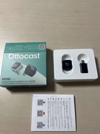 Ottocast MINI Pro ワイヤレスCarPlay/Android Autoアダプター