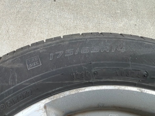 フィット　タイヤホイールセット　175/65R14
