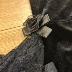 衣装に?レース、ベルベット2点セットの画像