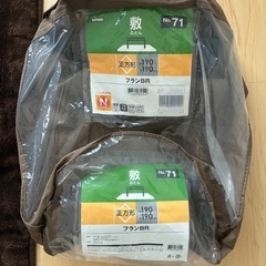 ニトリ　ラグ　こたつ敷布団の画像