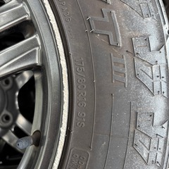 ジムニー純正ホイル、タイヤ　4本の画像