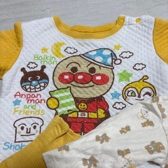 ベビー服　アンパンマン　腹まで隠れるズボン　80サイズの画像