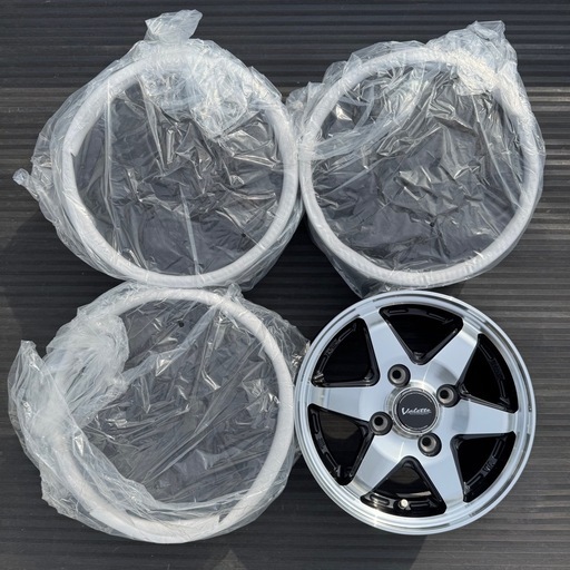 新品　軽トラ 軽バン 用 JW-T 12インチホイール 4本セット