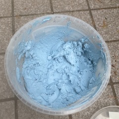 漆喰　うまくぬれーる　みず色の画像