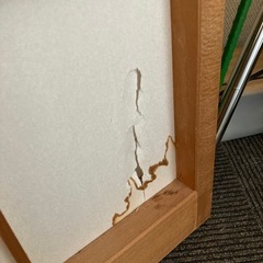 障子風パネル 木製（破れあり・インテリア用）の画像