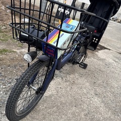 パナソニック 電動アシスト自転車 子供用シート　GyuttO ギュット 大型バッテリー　バッチリロング79kmの画像