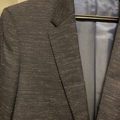 イタリア製HAVANA生地ナノユニバース ネイビースーツの画像