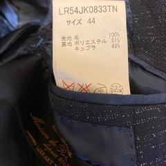 イタリア製HAVANA生地ナノユニバース ネイビースーツの画像