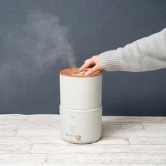 超音波式加湿器　PRISMATE PR-HF064 (ライトベージュ)の画像