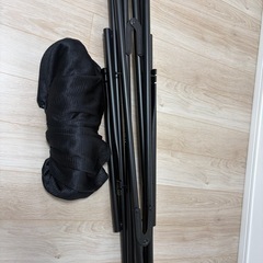 ハンモック ロング 自立式・折りたたみ式・持ち運びOKの画像