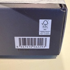 チェキinstax mini EVO CINEMAの画像