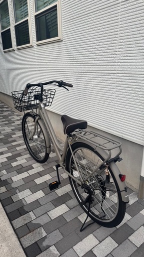 【取引中】27.5インチ 変速付き シティーサイクル 自転車 