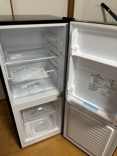 2ドア冷蔵庫NTR106BK