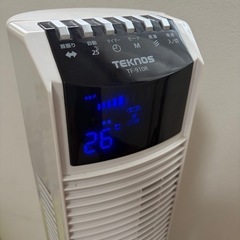 縦型扇風機 TEKNOS 省スペースタワー扇風機 TF-910Rの画像