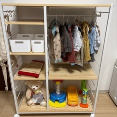 子供用 ランドセルラック 幅88cm 高さ120cmの画像