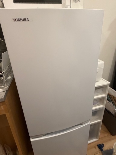 東芝ノンフロン冷凍冷蔵庫GR-U15BS 153L