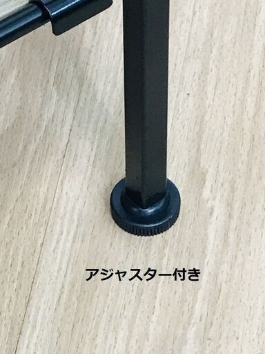 【新品】自由に棚板の高さ調整!　シェルフ5段OAK