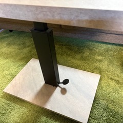 昇降式 センターテーブル 無段階高さ調整 51.5~73cm ソファテーブル コーヒーテーブル 天板サイズ:90×50cm ローテーブル リビングテーブル リフティングテーブル テレワーク 在宅勤務の画像