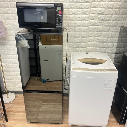 ③【奈良配送設置OK?】生活家電3店セット? 設置無料‼️